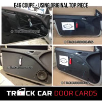 Image 4 of BMW e46 Coupe - Using part of original door card - Track Car Door Cards