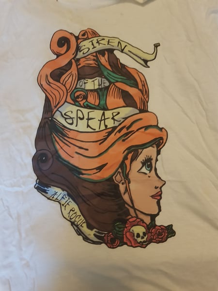 Image of Alfie Rogue - White Siren of the Spear T-shirt