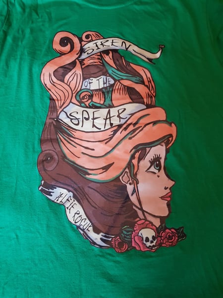 Image of Alfie Rogue - Green Siren of the Spear T-shirt
