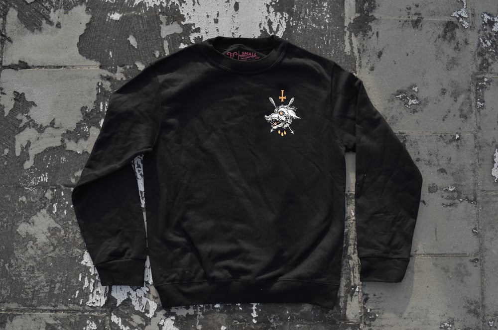 We All Rot The Same Black Crewneck Sweatshirt