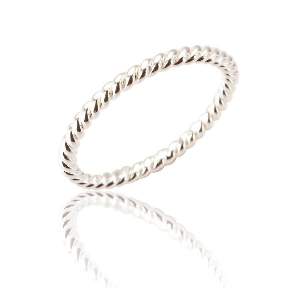 Image of Abril Sterling Silver Stacking Ring