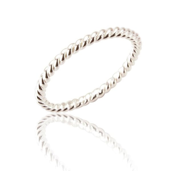Image of Abril Sterling Silver Stacking Ring - R1023