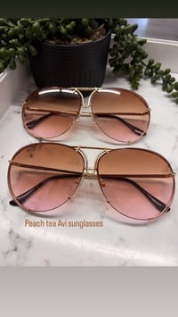 Peach tea avi sunglasses 