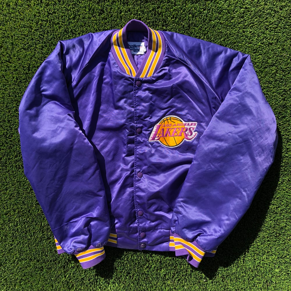 Lakers chalk outlet line jacket