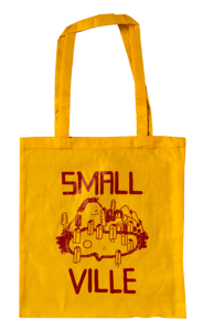 Image of Smallville Bag- Logo Print- Yellow / red