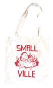 Image of Smallville Bag- Logo Print- white / red
