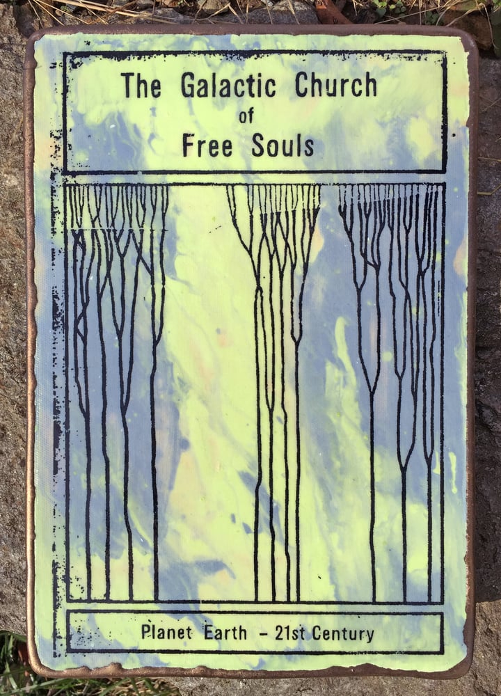 Image of Stoneware Ceramic Art Tile #1 - Free Souls