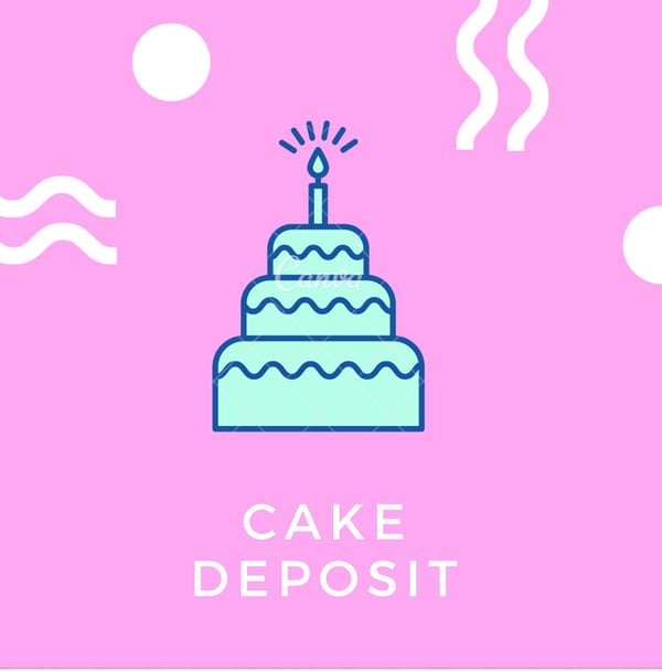 Image of Custom cake/cookie deposit
