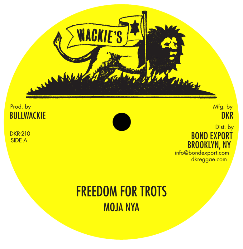 Image of Moja Nya - Freedom for Trots / Jah Guide 12" (Wackie's)
