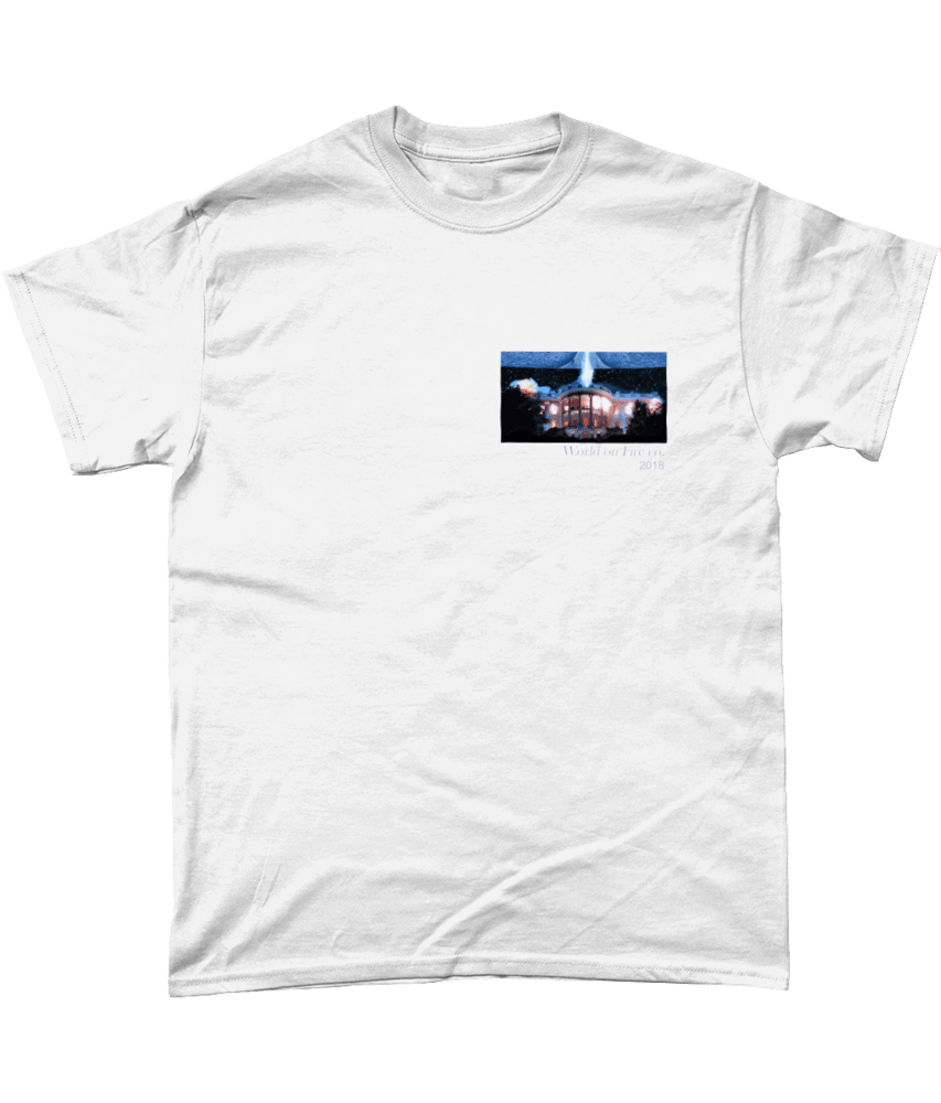 Image of INDEPENDENCE DAY S/S T-SHIRT WITH BACK PRINT - WHITE