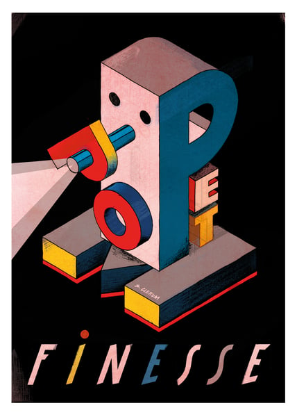 Image of Pompet - Finesse (50x70cm)