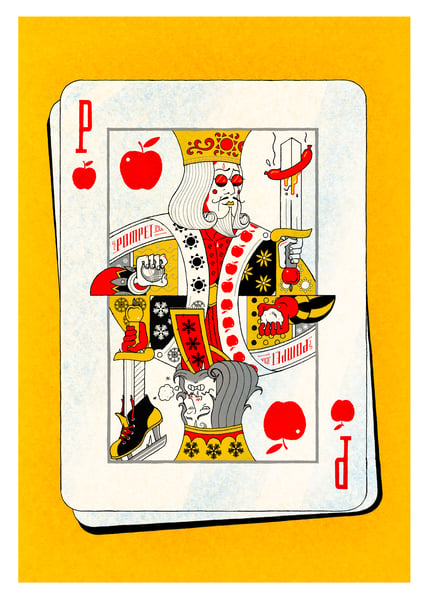 Image of Pompet - Playing Card (50x70cm)
