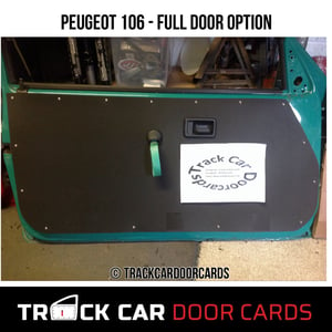 Image of Peugeot 106 - Full Door Version - Track Car Door Cards