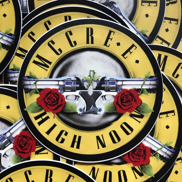 Image of McCree x Guns n Roses sticker