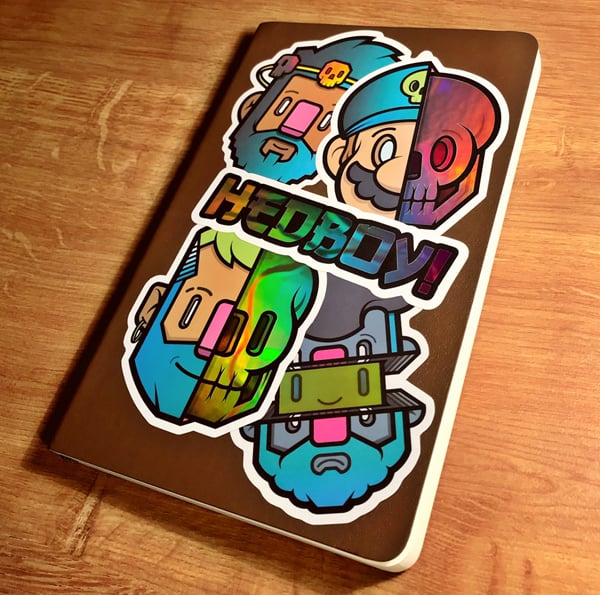 Image of INSIDERZ! Holographic sticker pack!