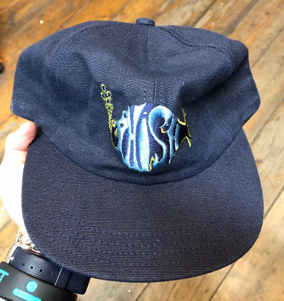 Image of Phish Original Vintage 1990's Hemp Hat! Brand NEW!  - Navy