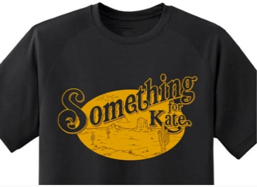 Image of Something for Kate gold logo shirt (unisex) - limited Kids sizes too!