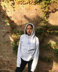 Image 3 of NEW Bad Girl Hibiscus Unisex Hoodie Grey