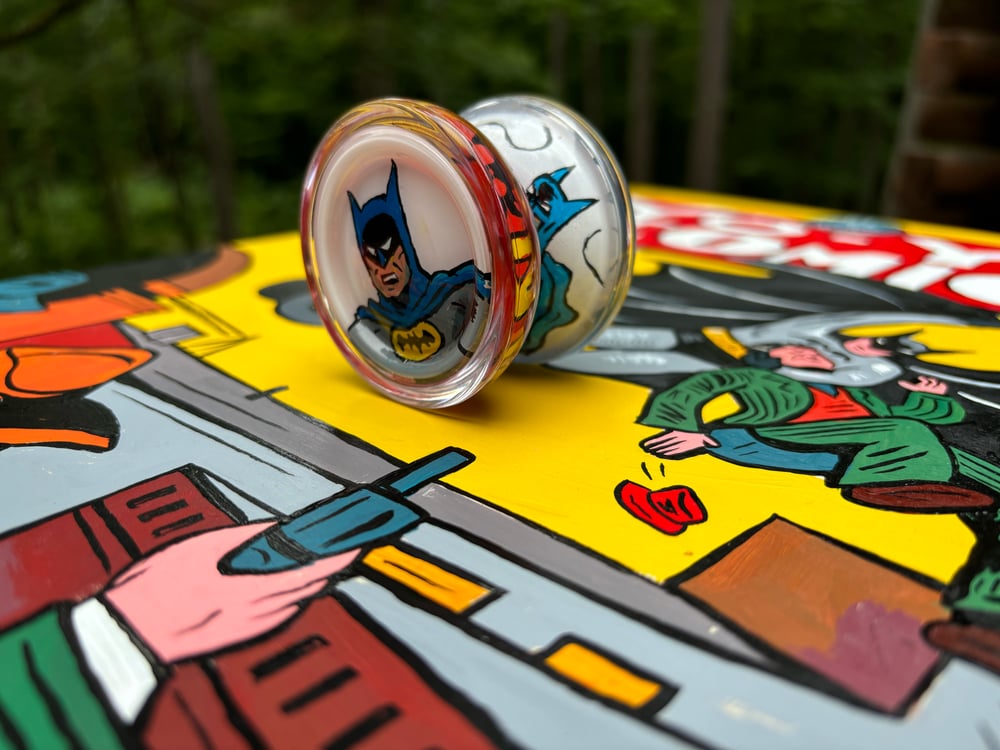 Image of Batman Yo-Yo Comics Painting and Freehand One Yo-Yo