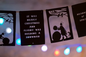 Image of *limited edition* Flyboy advent calendar bunting