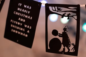 Image of *limited edition* Flyboy advent calendar bunting