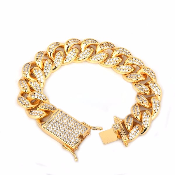 Image of Iced Out Miami Cuban Link Bracelet