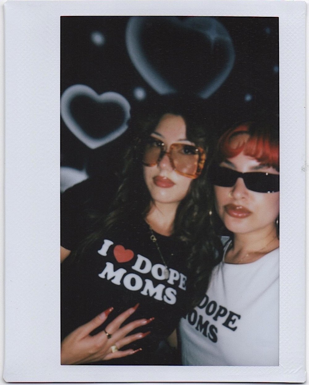 Image of BLK I <3 DOPE MOMS CROP TOP PRE-ORDER