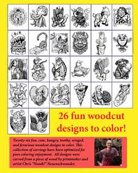 Image 2 of Noosh! A coloring book.
