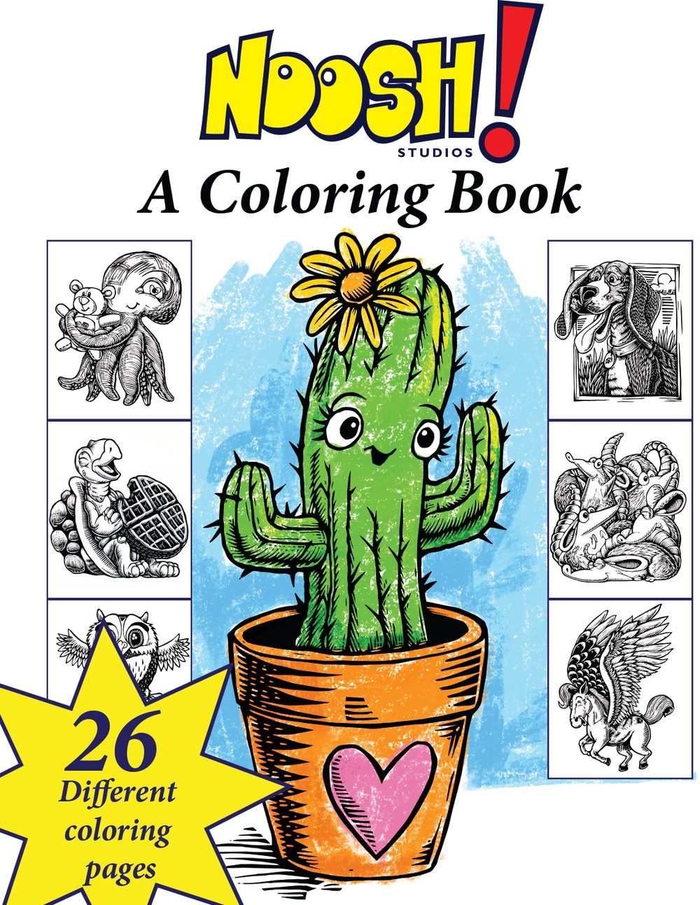 Noosh! A coloring book.