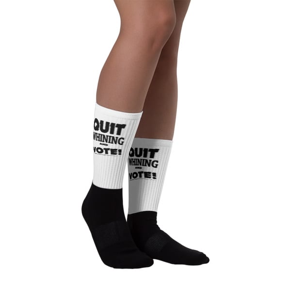 Image of  Quit Whining and Vote! Socks