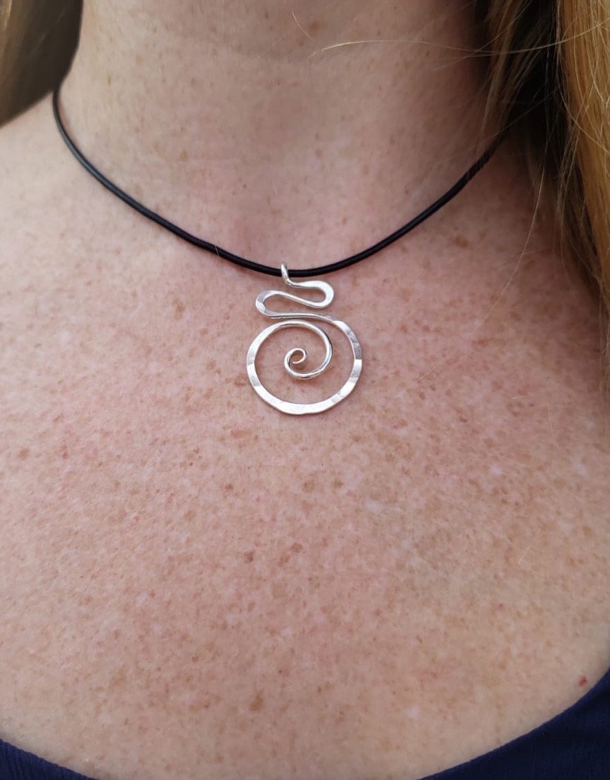 Image of Wanderlust Spiral Necklace
