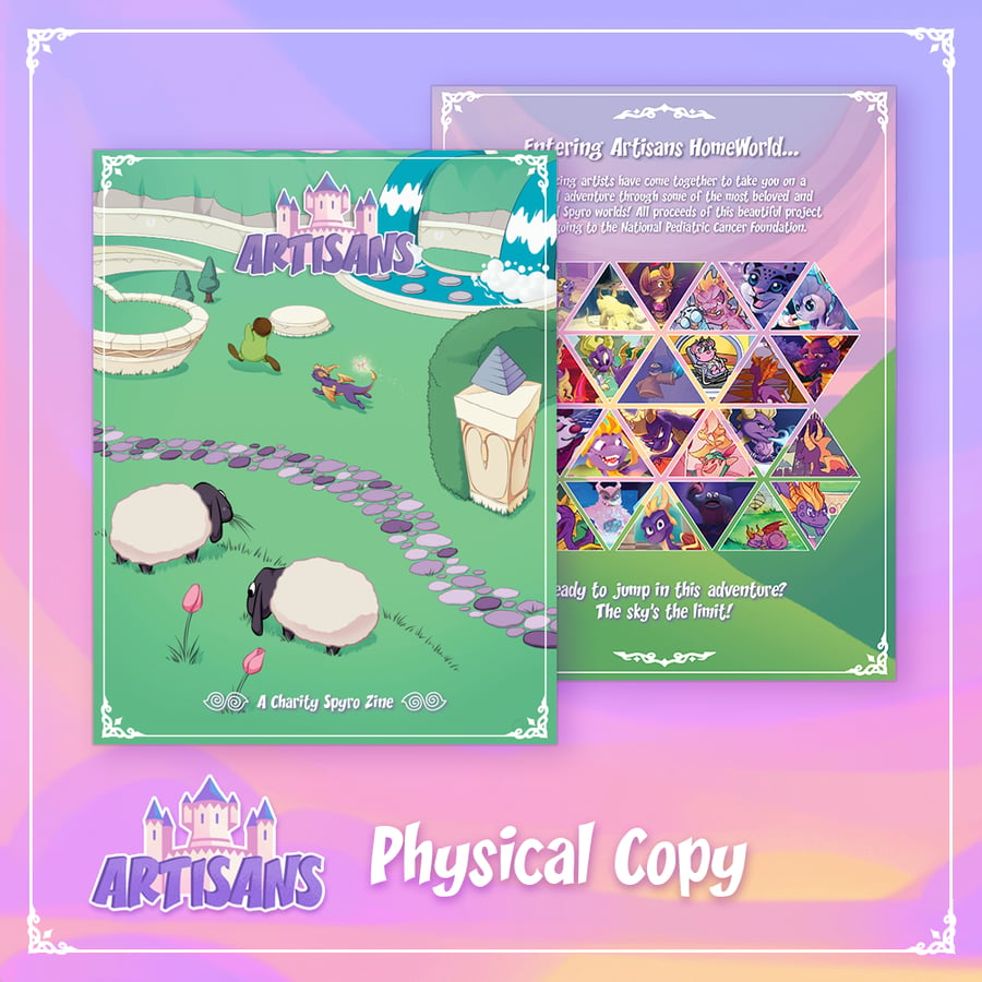 Image of Artisans - A Spyro the Dragon Charity Fanzine [PHYSICAL]