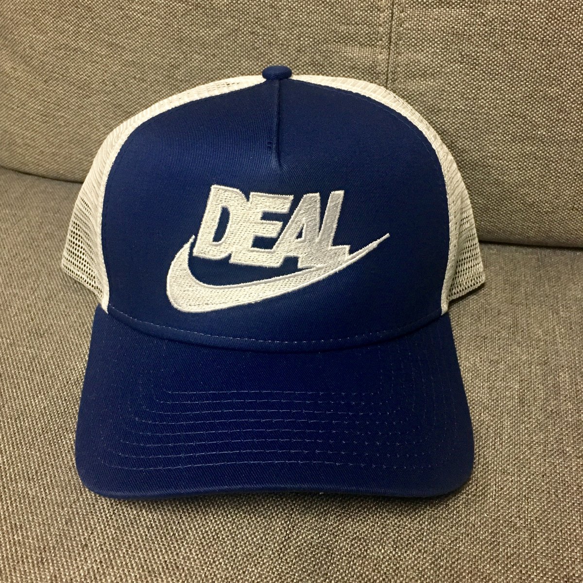 Deal Embroidered Snapback Trucker Cap!