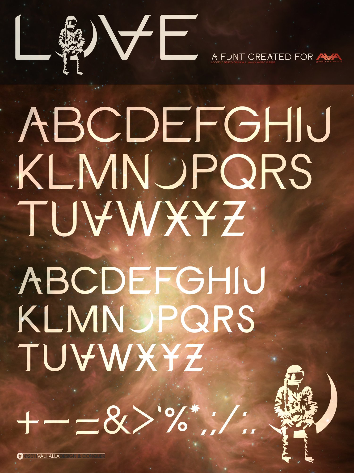 Image of LOVE Font