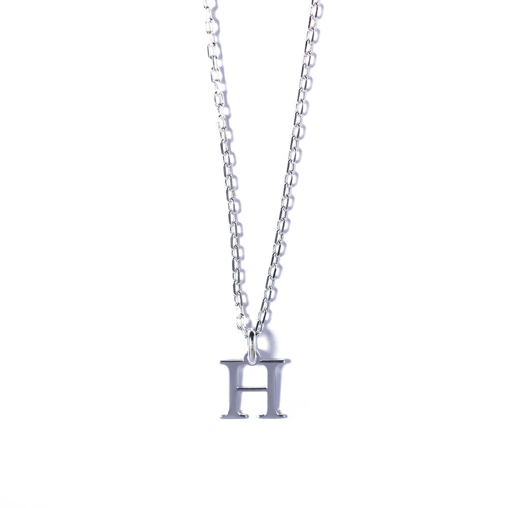Image of Collier INITIALE argent massif