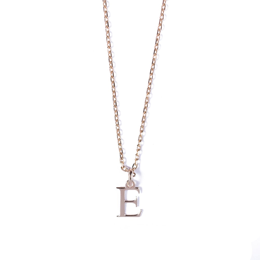 Image of Collier INITIALE plaqué or