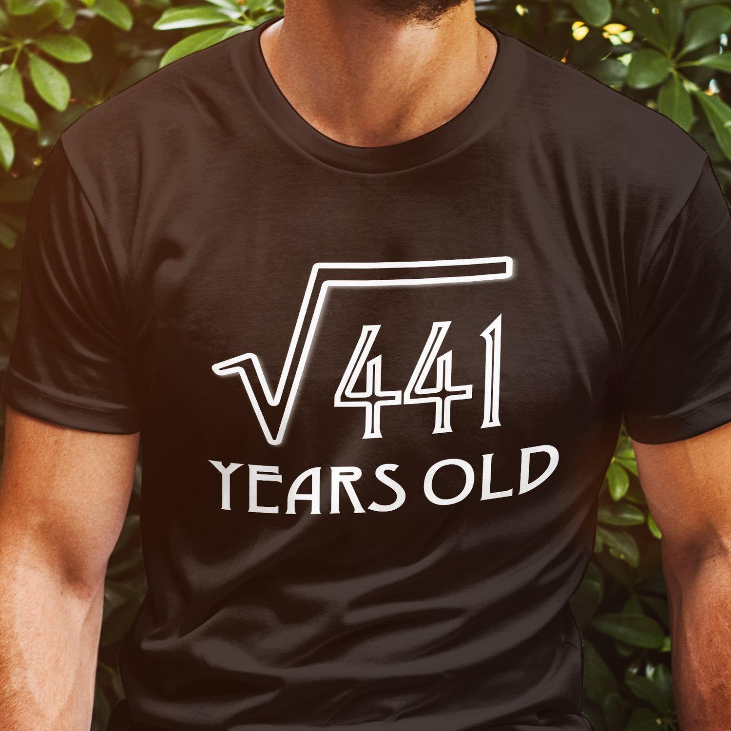 Image of Square Root 441 V2 21 21th Years Old T-Shirt