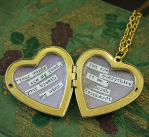 Image of The Literary Locket by Sarah Berhardt