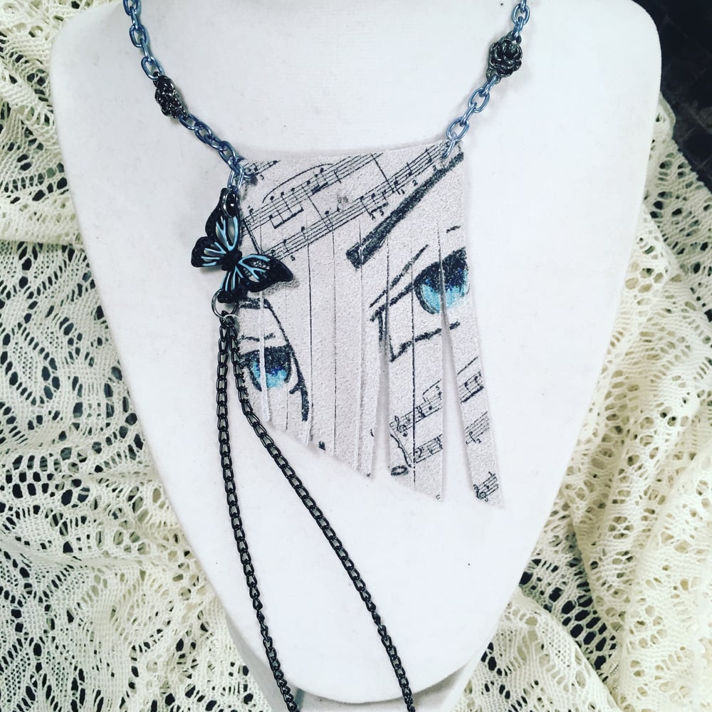 Image of Suede fringe necklace 5 options 