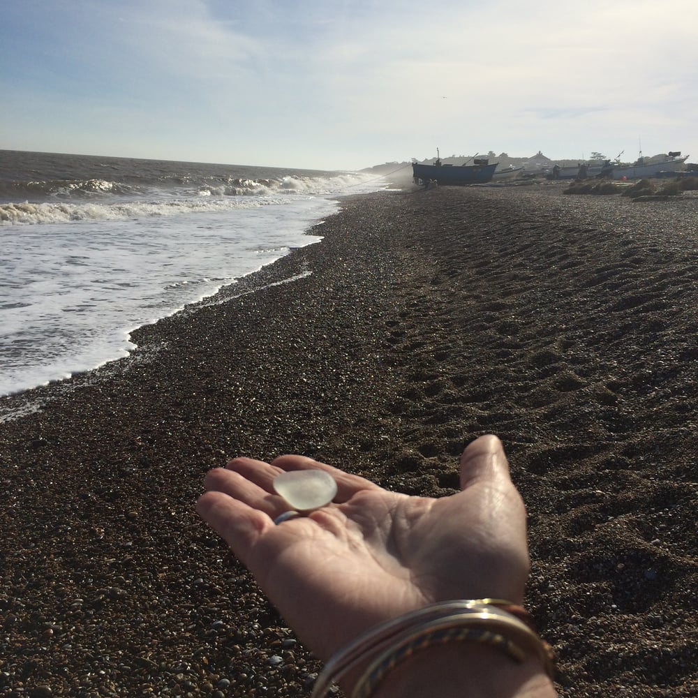 Image of Large sea glass necklace - Sizewell