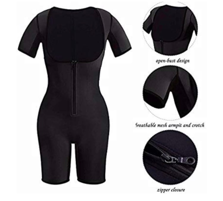 Full Body Sauna Shaper Suit w sleeves