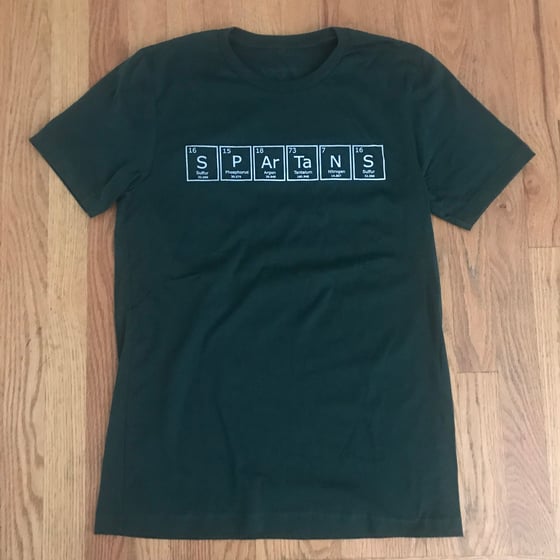 Image of periodic spartans. - graphic tee