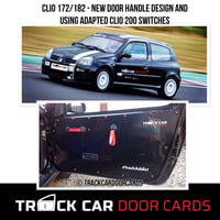 Image 1 of Renault Clio 172/182 MK2 - Fronts - New Handle Design - Track Car Door Cards