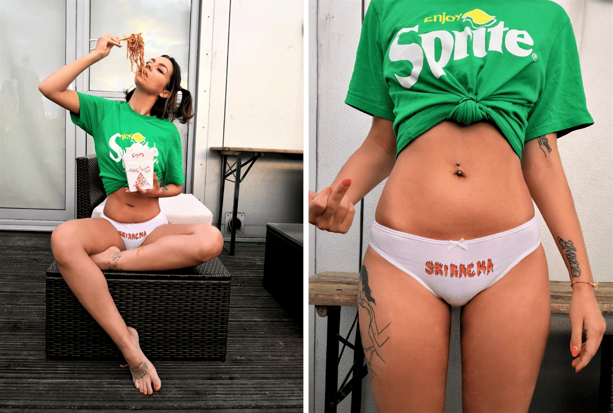 sriracha yoga pants