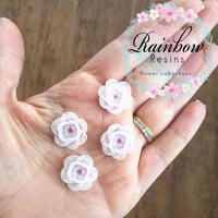 Pale lilac sparkly peonies x 10