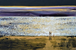 Image of Golden Reflections by the Shore, Rock, Cornwall