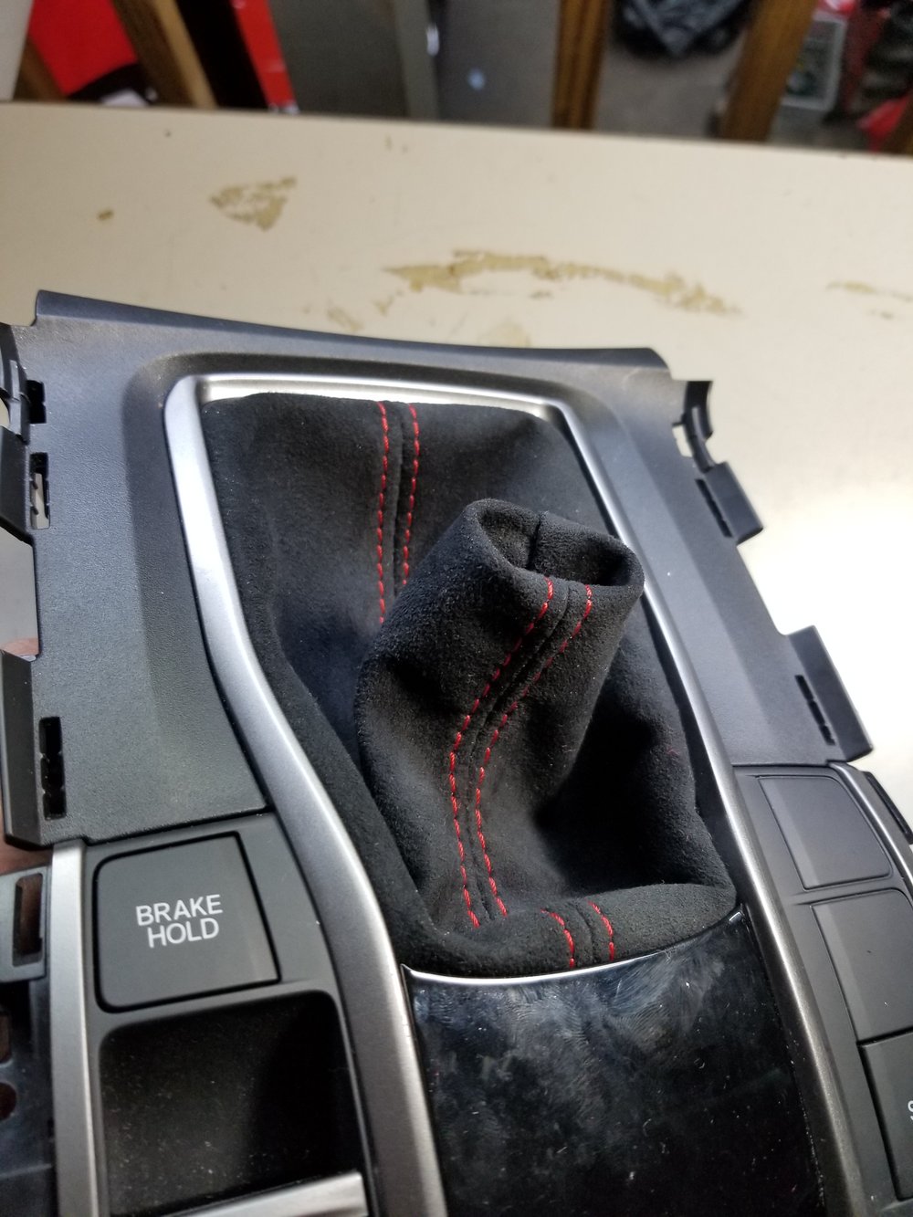 ALCANTARA SHIFTBOOT FK8/10THGEN CIVIC SI/NON SI