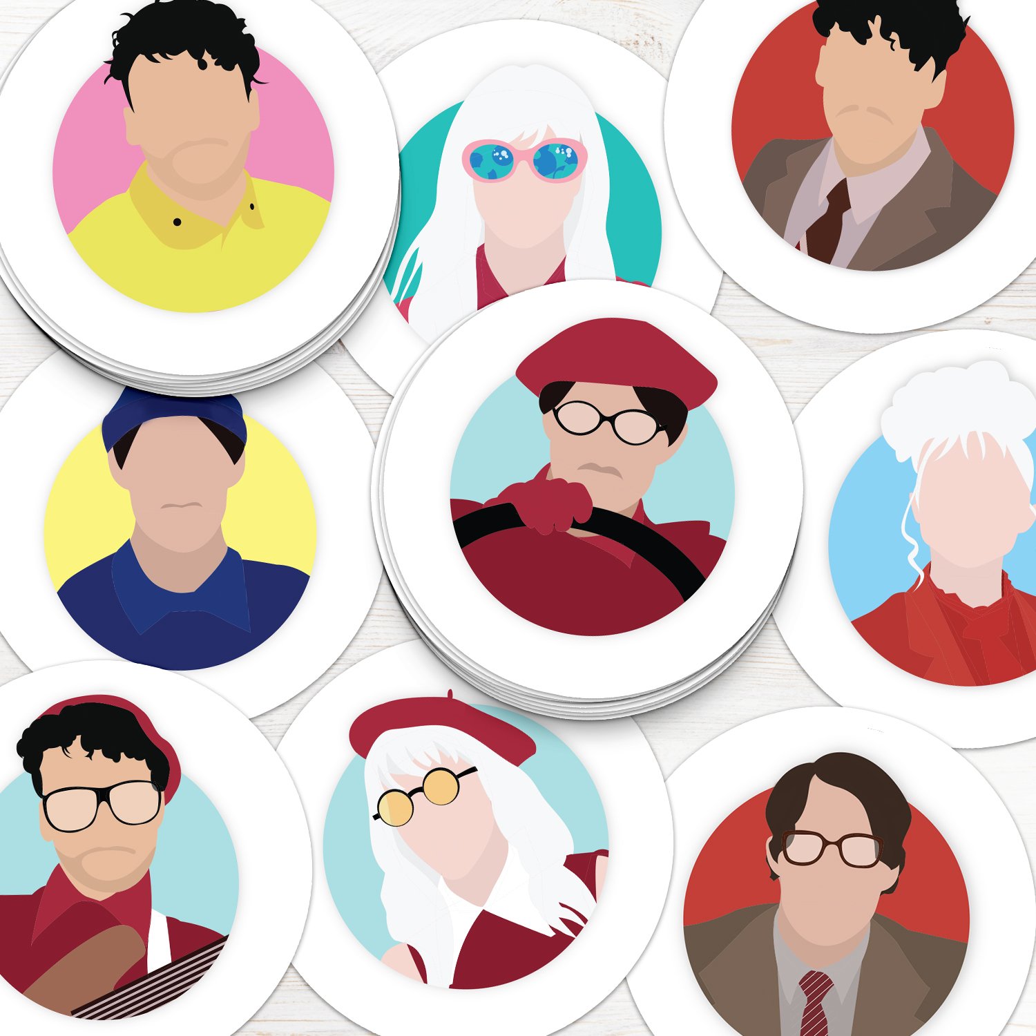 Image of PARAMORE // After Laughter Sticker (2.5") Set