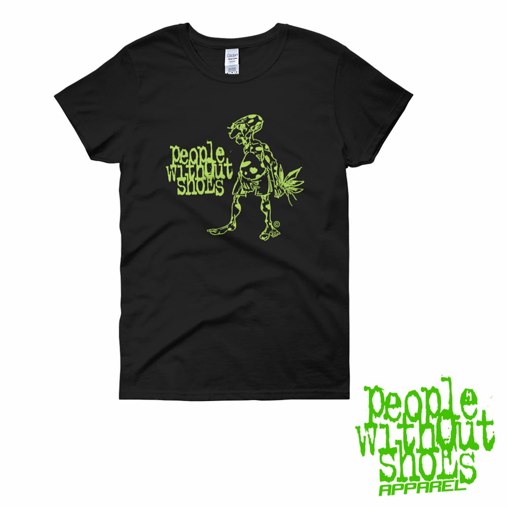 Image of People Without Shoes (Green Elo Man Logo T-Shirt)