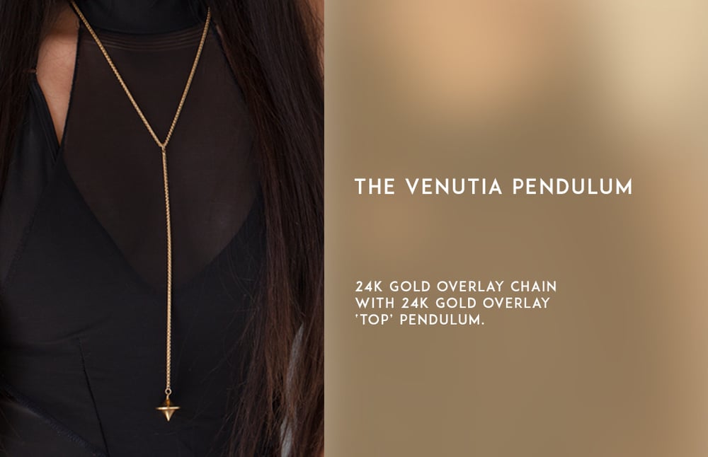 Image of The Venutia Pendulum Necklace